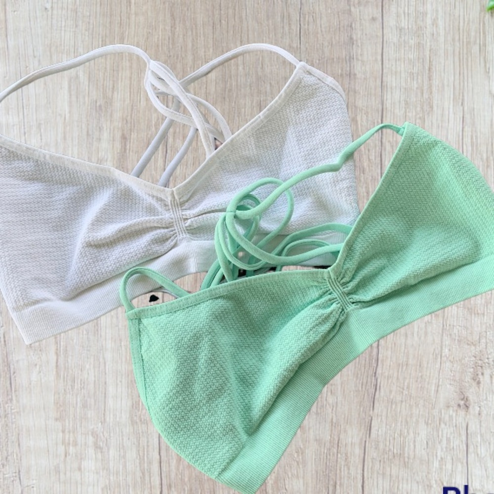 2 NEW Free People Strappy Back Bra size XS/S